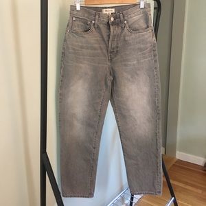 Madewell Gray Denim Dad Jean Size 26